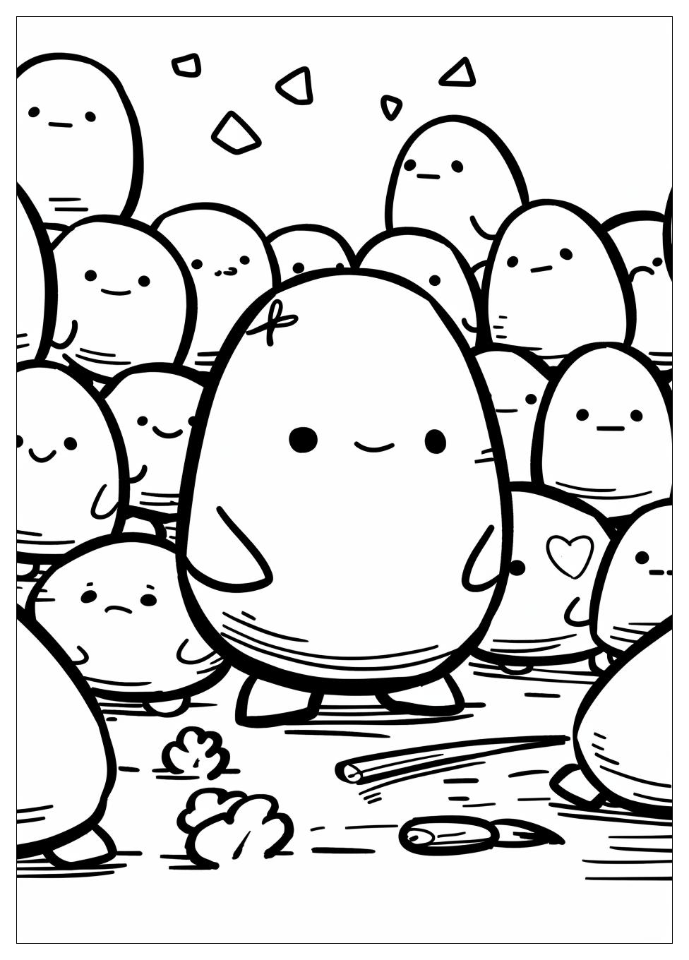 Gudetama Coloring Pages-3