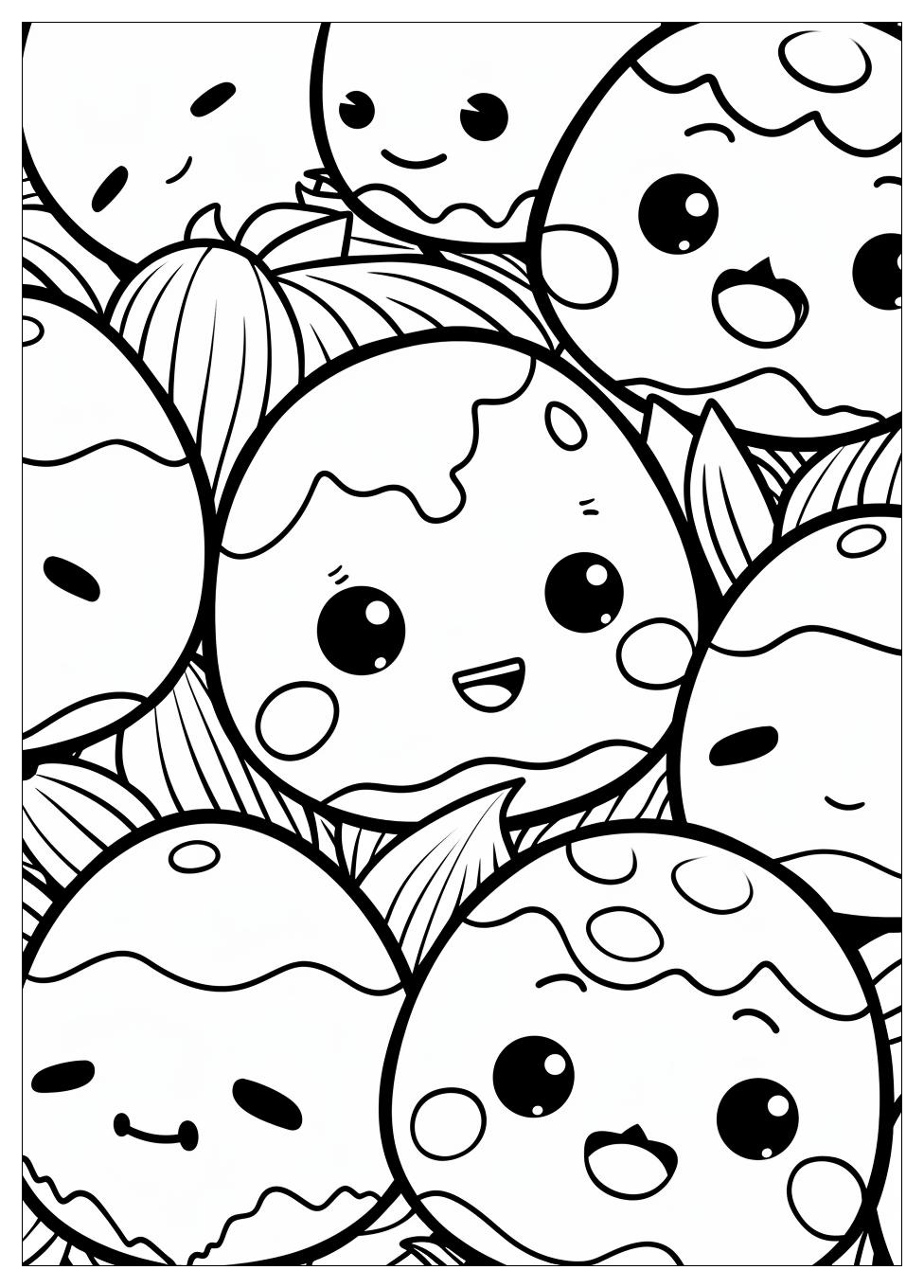 Gudetama Coloring Pages-8