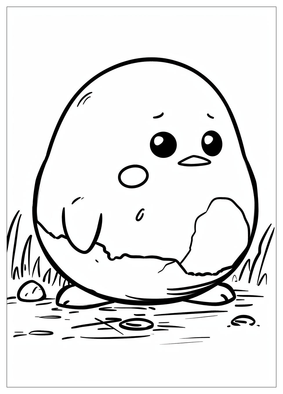 Gudetama Coloring Pages-9