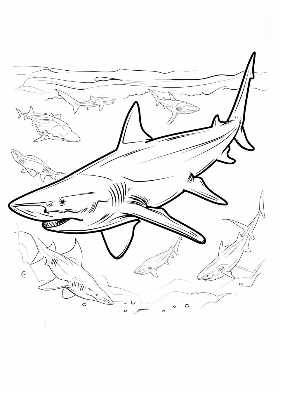 Hammerhead Shark Coloring Pages-1