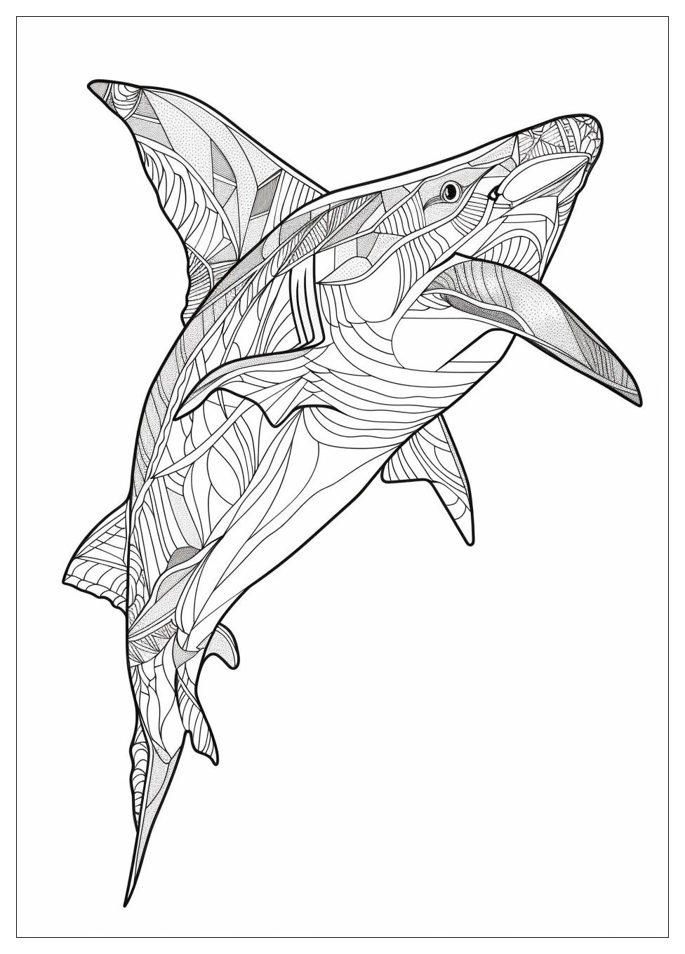 Hammerhead Shark Coloring Pages-15