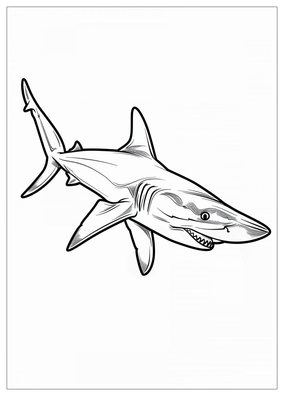 Hammerhead Shark Coloring Pages-18