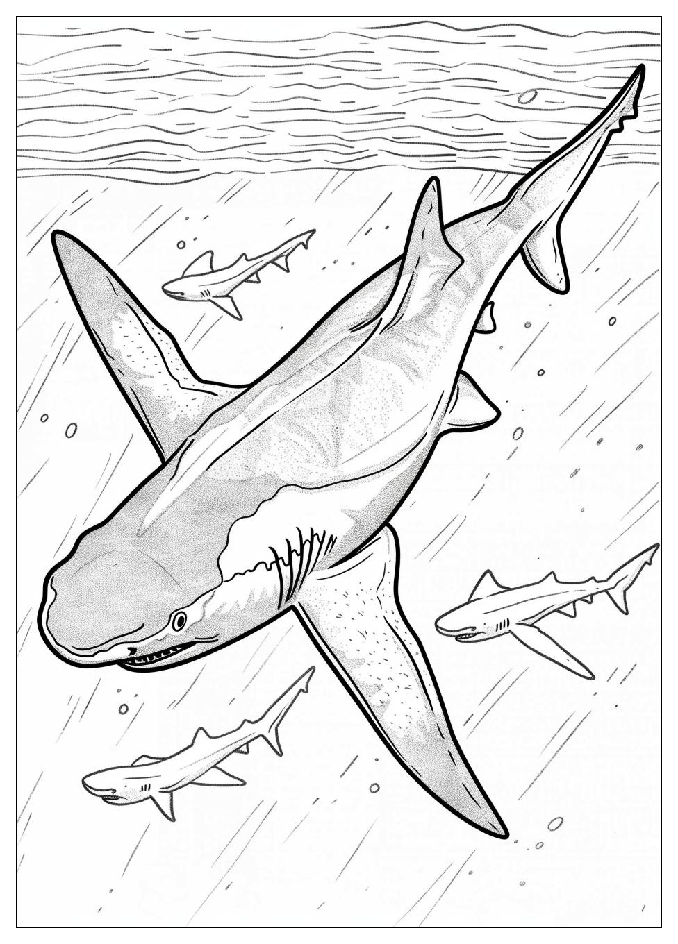 Hammerhead Shark Coloring Pages-6