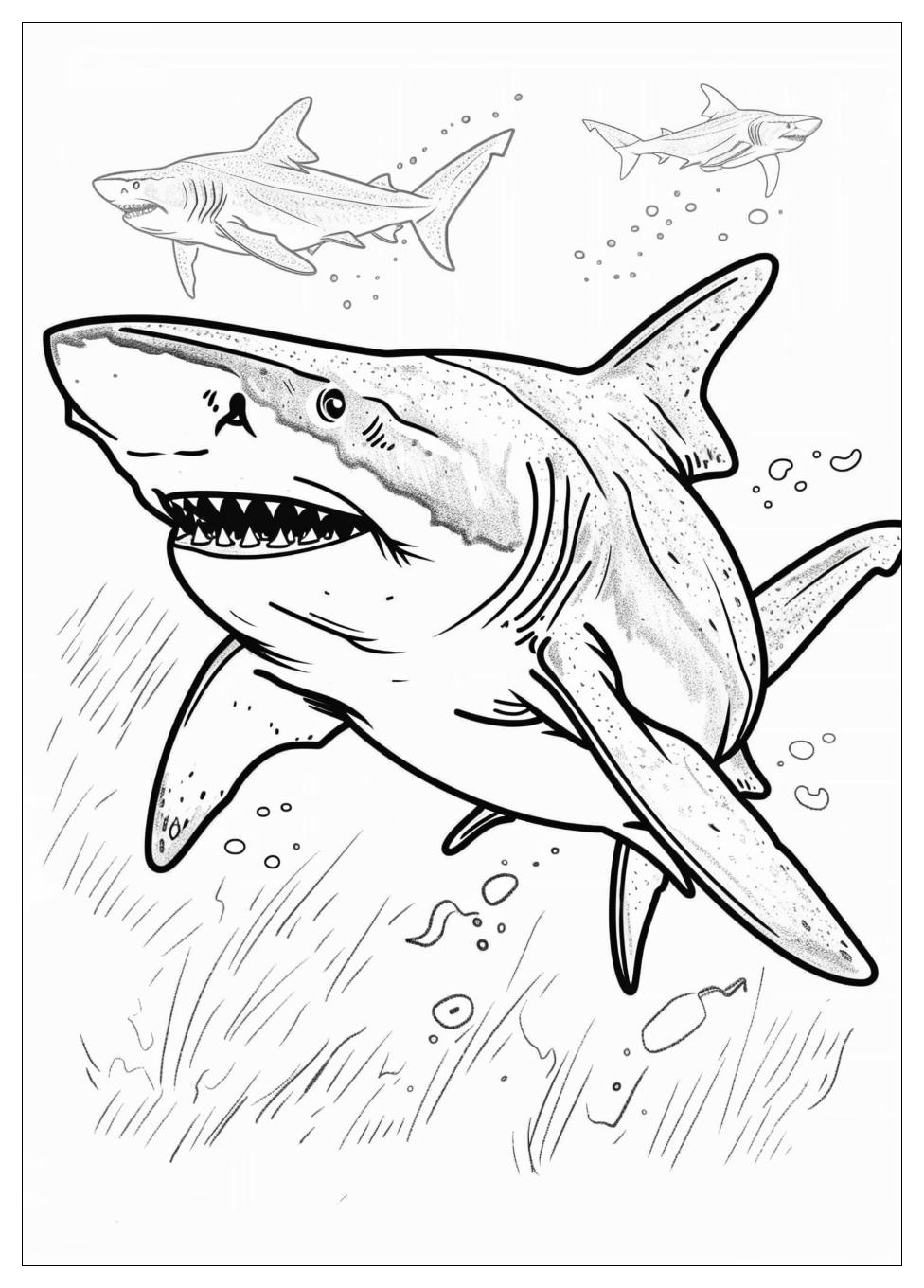 Hammerhead Shark Coloring Pages-9