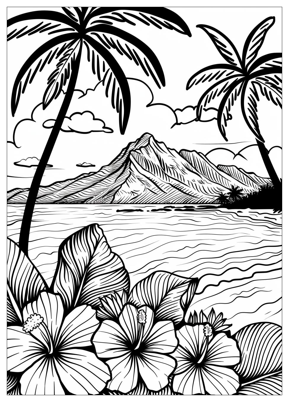 Hawaii Coloring Pages-10