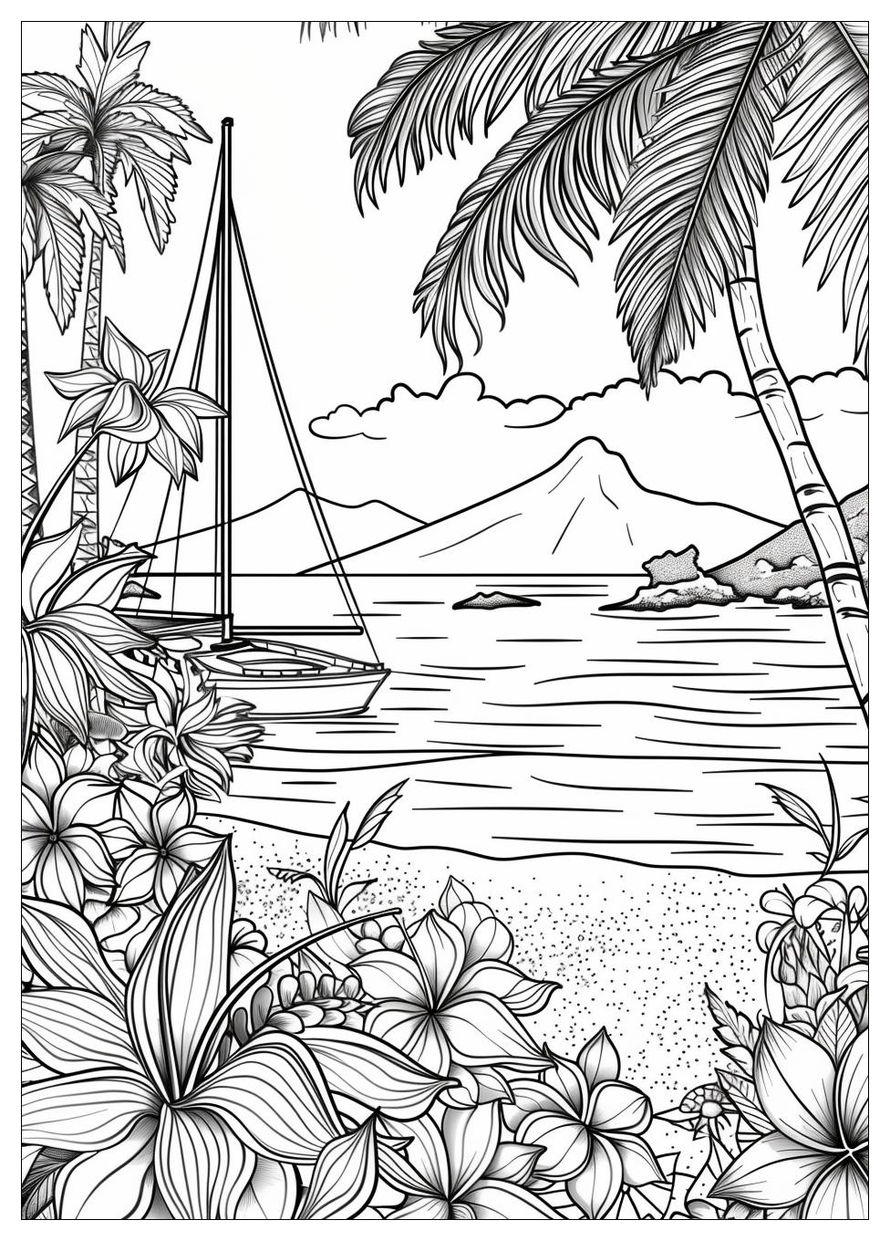 Hawaii Coloring Pages-19