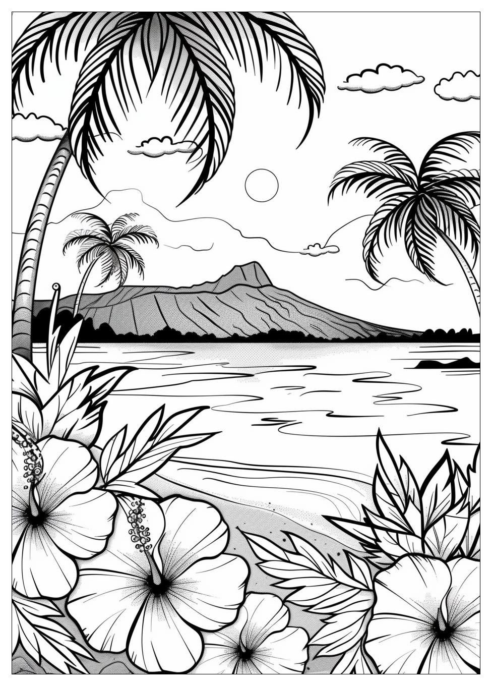 Hawaii Coloring Pages-20