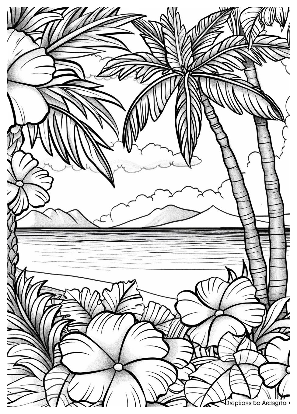 Hawaii Coloring Pages-3