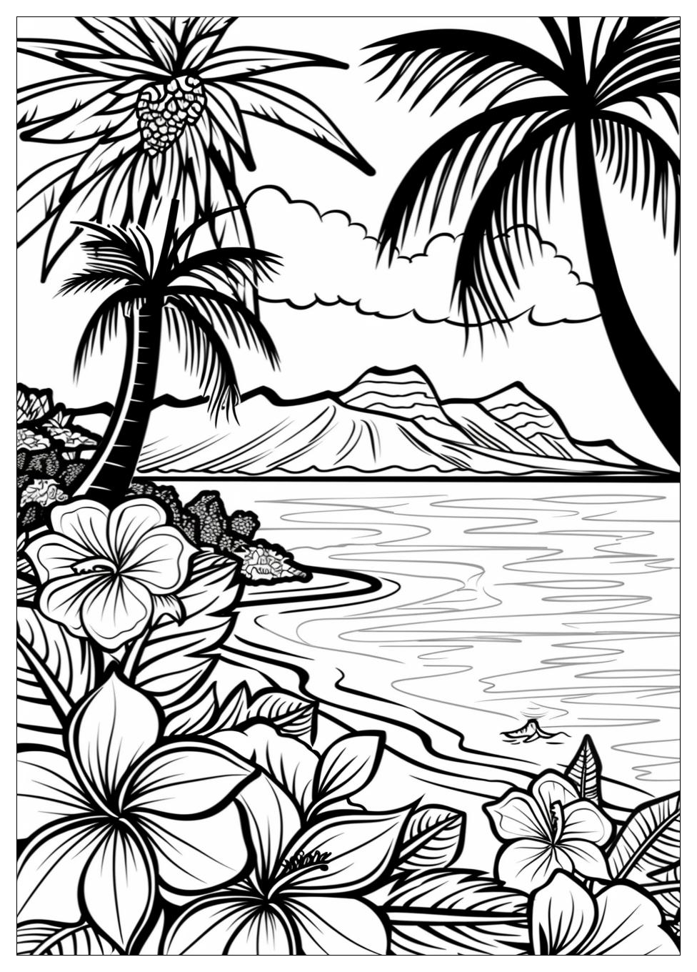 Hawaii Coloring Pages-5