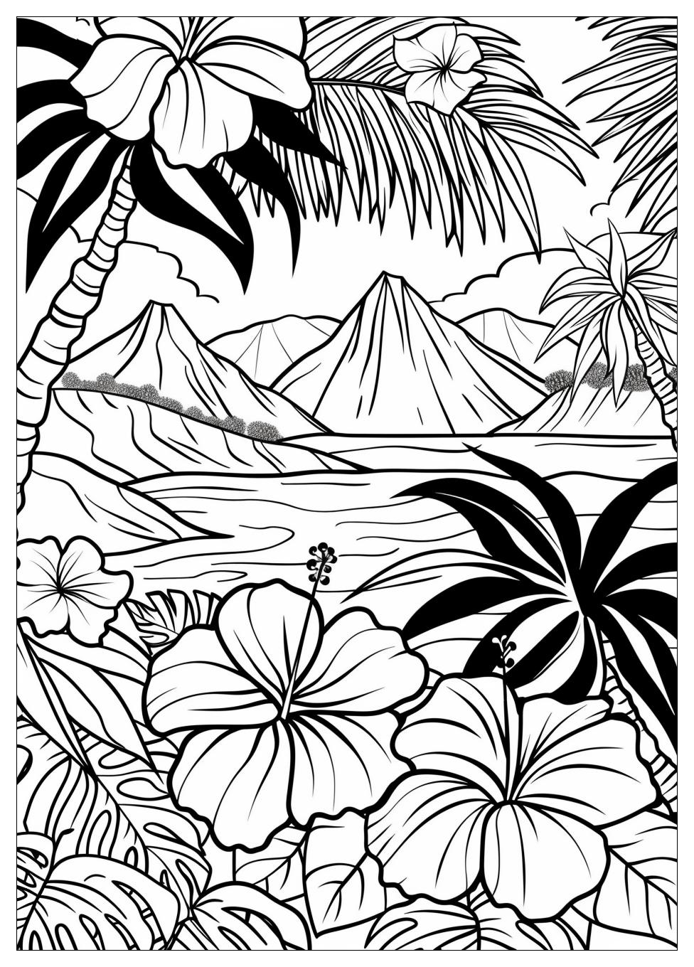 Hawaii Coloring Pages-6