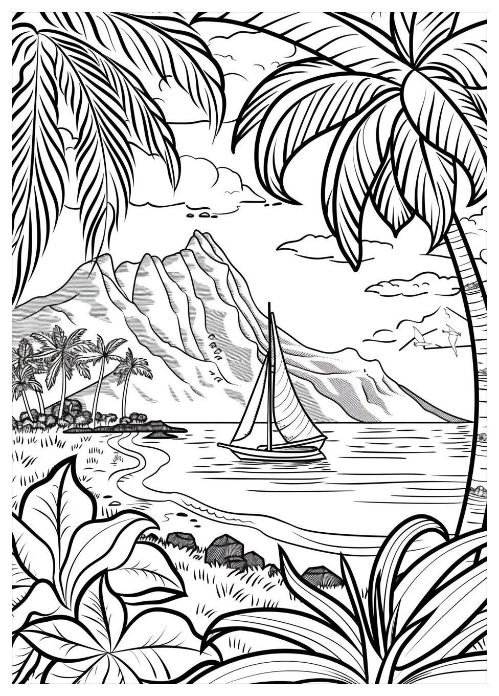 Hawaii Coloring Pages-7