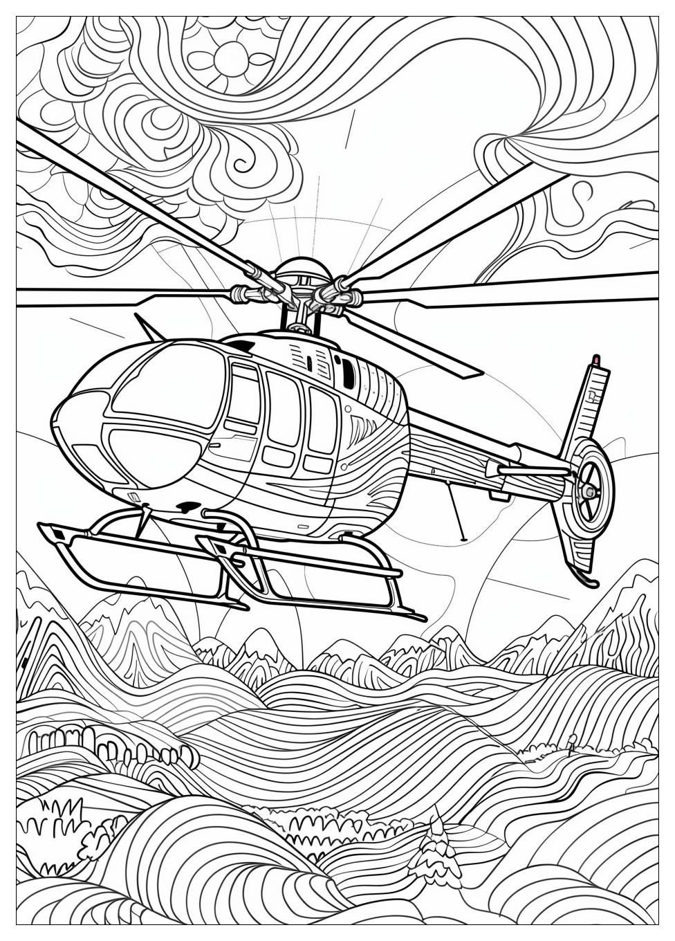 Helicopter Coloring Pages-14