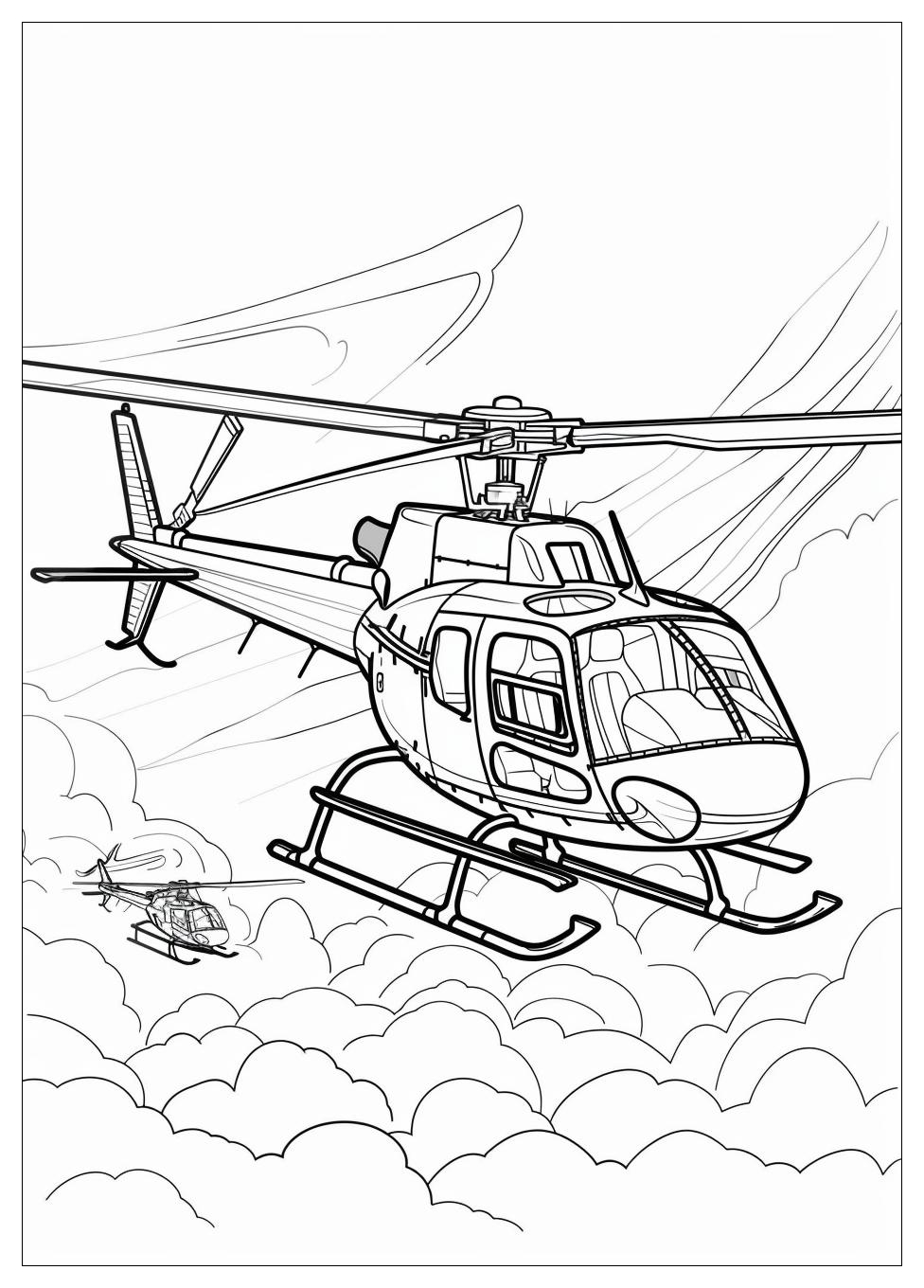 Helicopter Coloring Pages-16