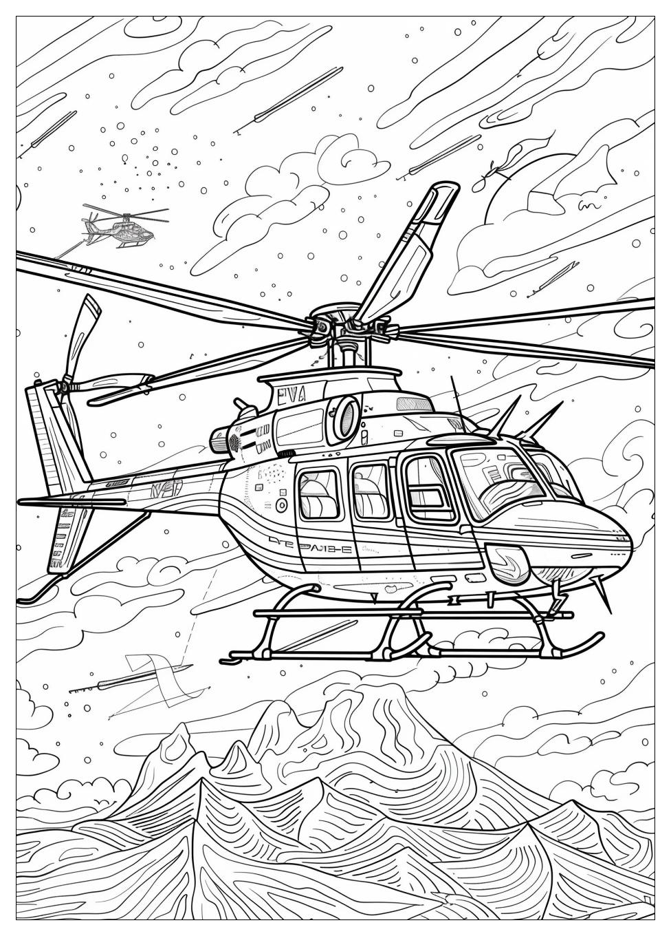 Helicopter Coloring Pages-17