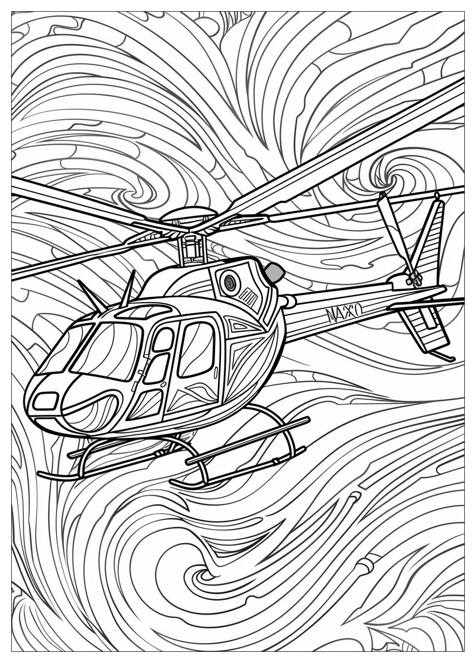 Helicopter Coloring Pages-18