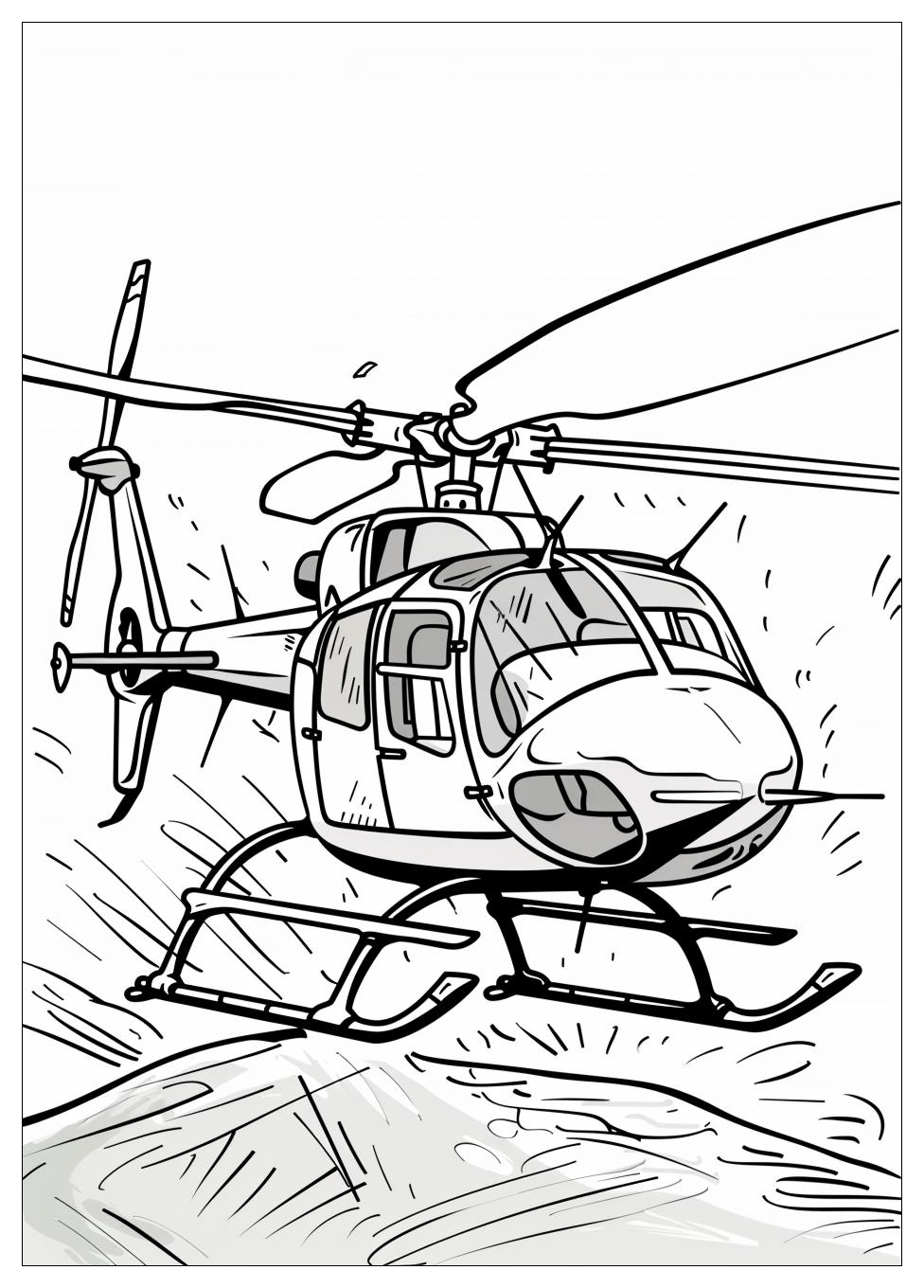 Helicopter Coloring Pages-2