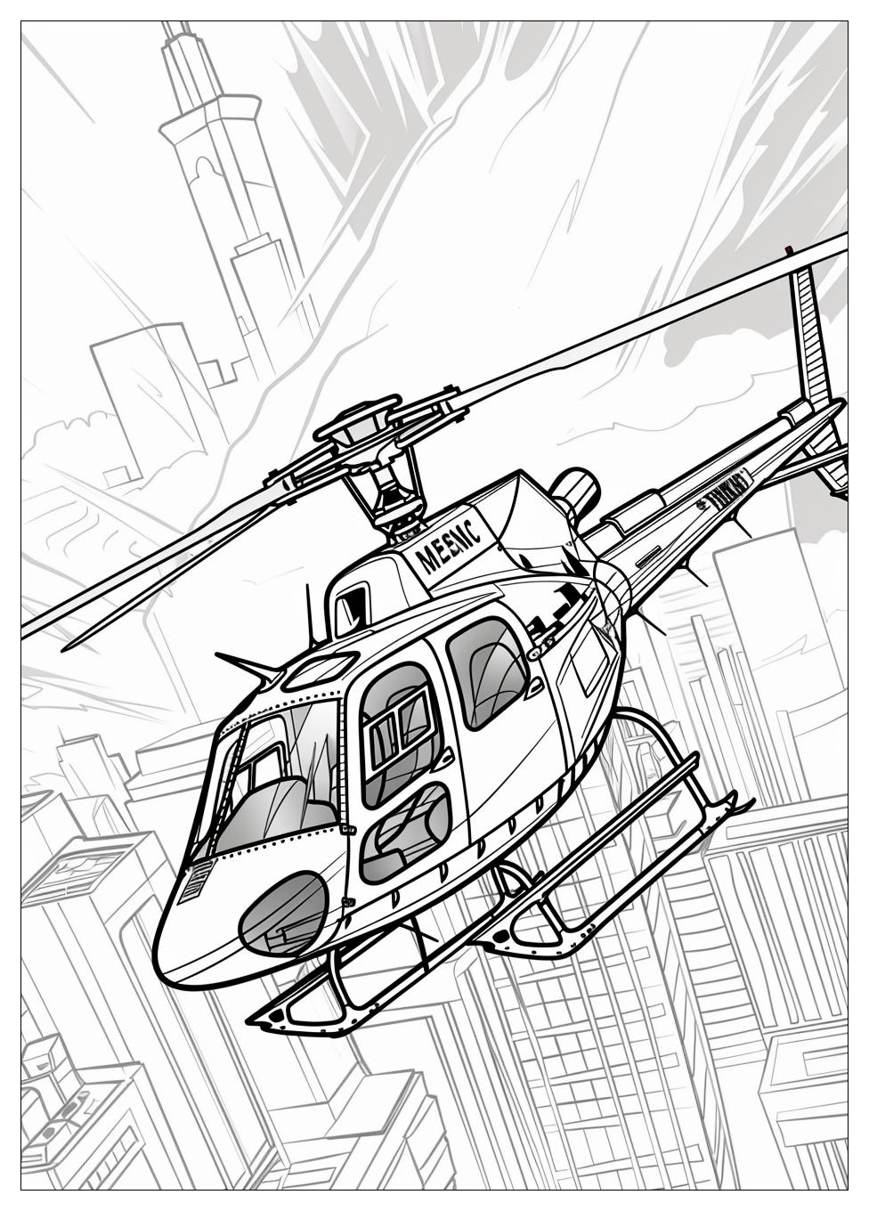 Helicopter Coloring Pages-20