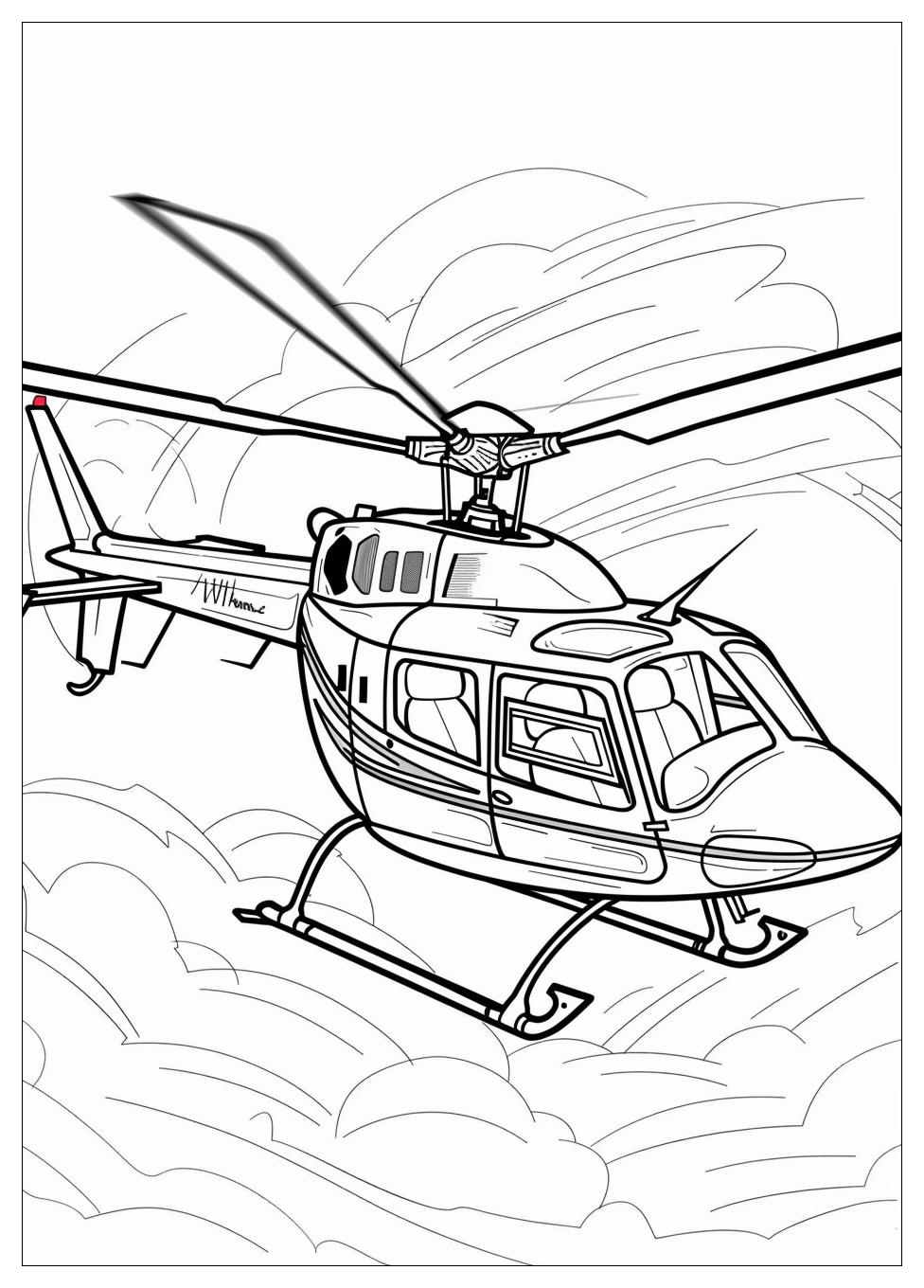 Helicopter Coloring Pages-5