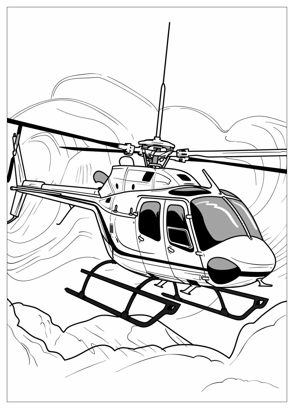 Helicopter Coloring Pages-6