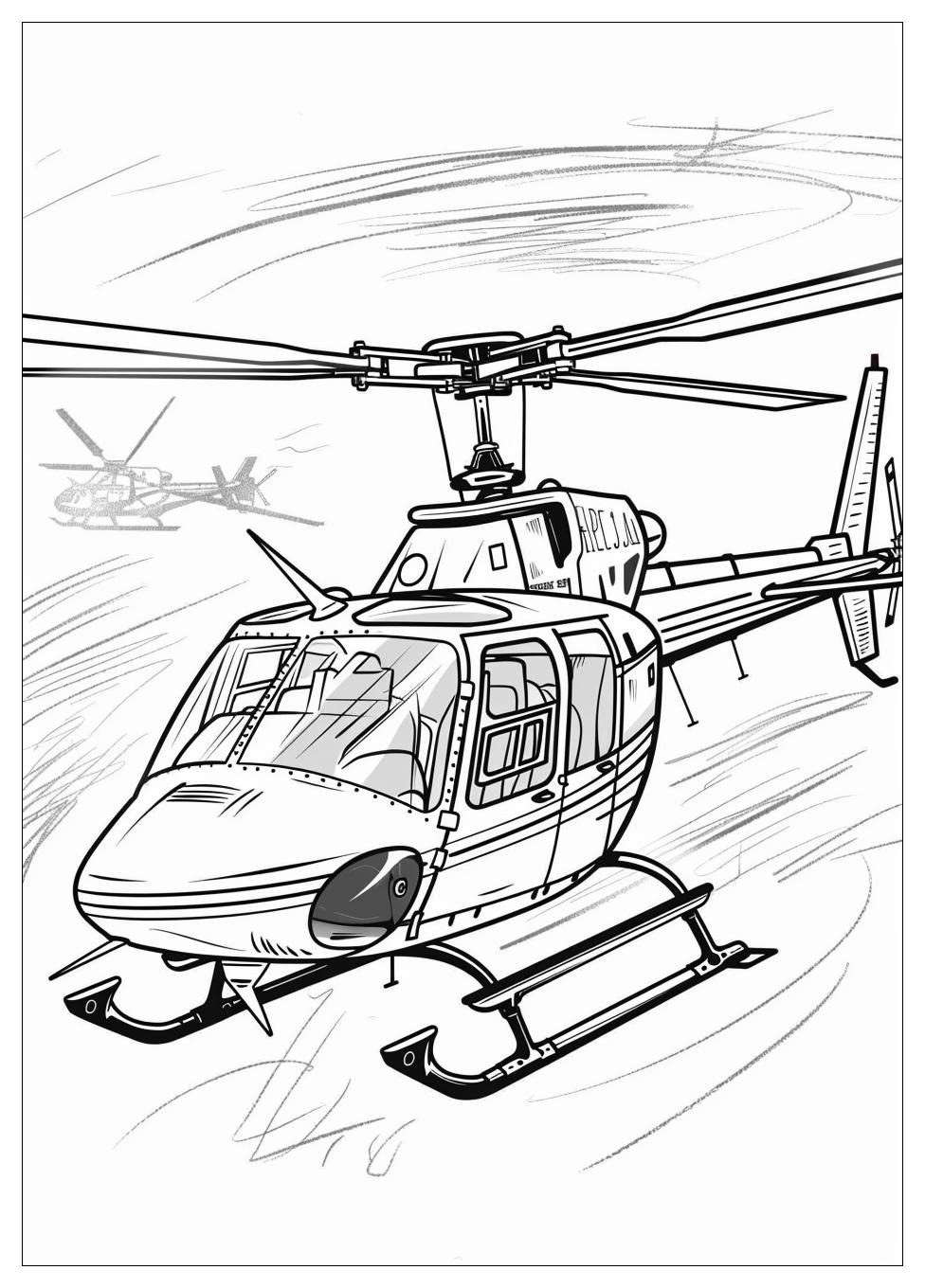 Helicopter Coloring Pages-8