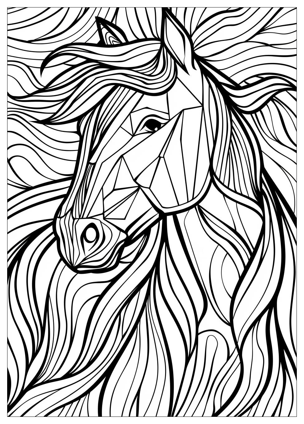 Horse Coloring Pages-10