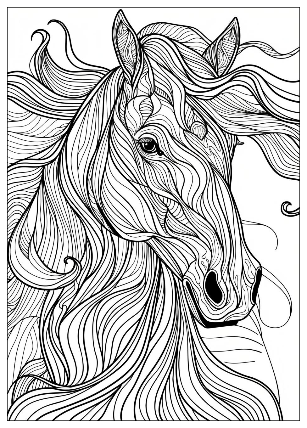 Horse Coloring Pages-13