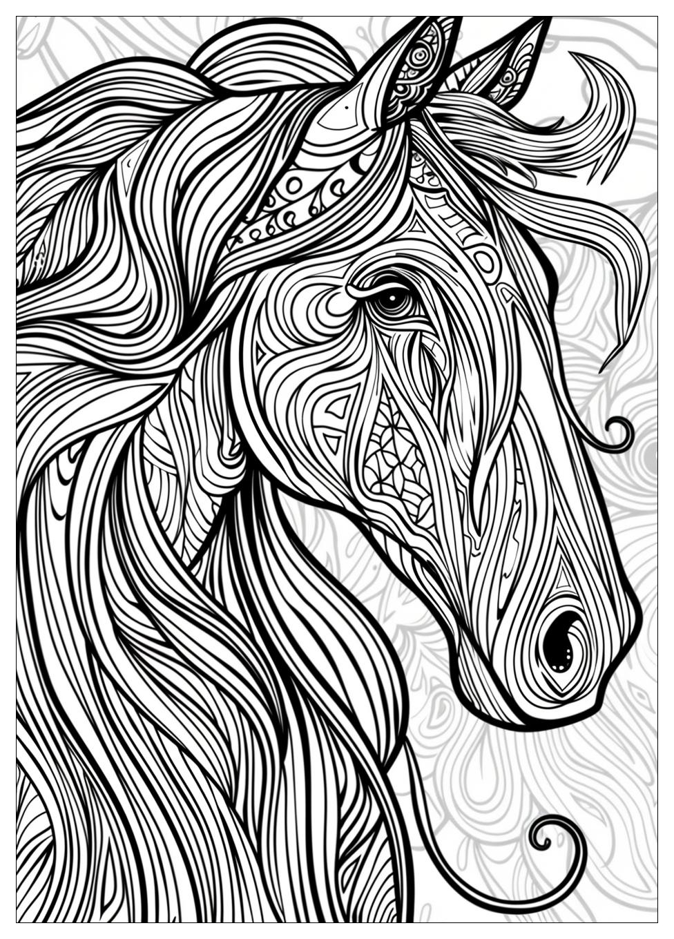 Horse Coloring Pages-14