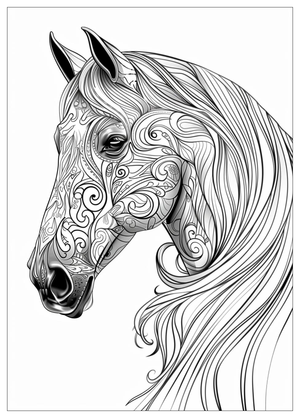 Horse Coloring Pages-15