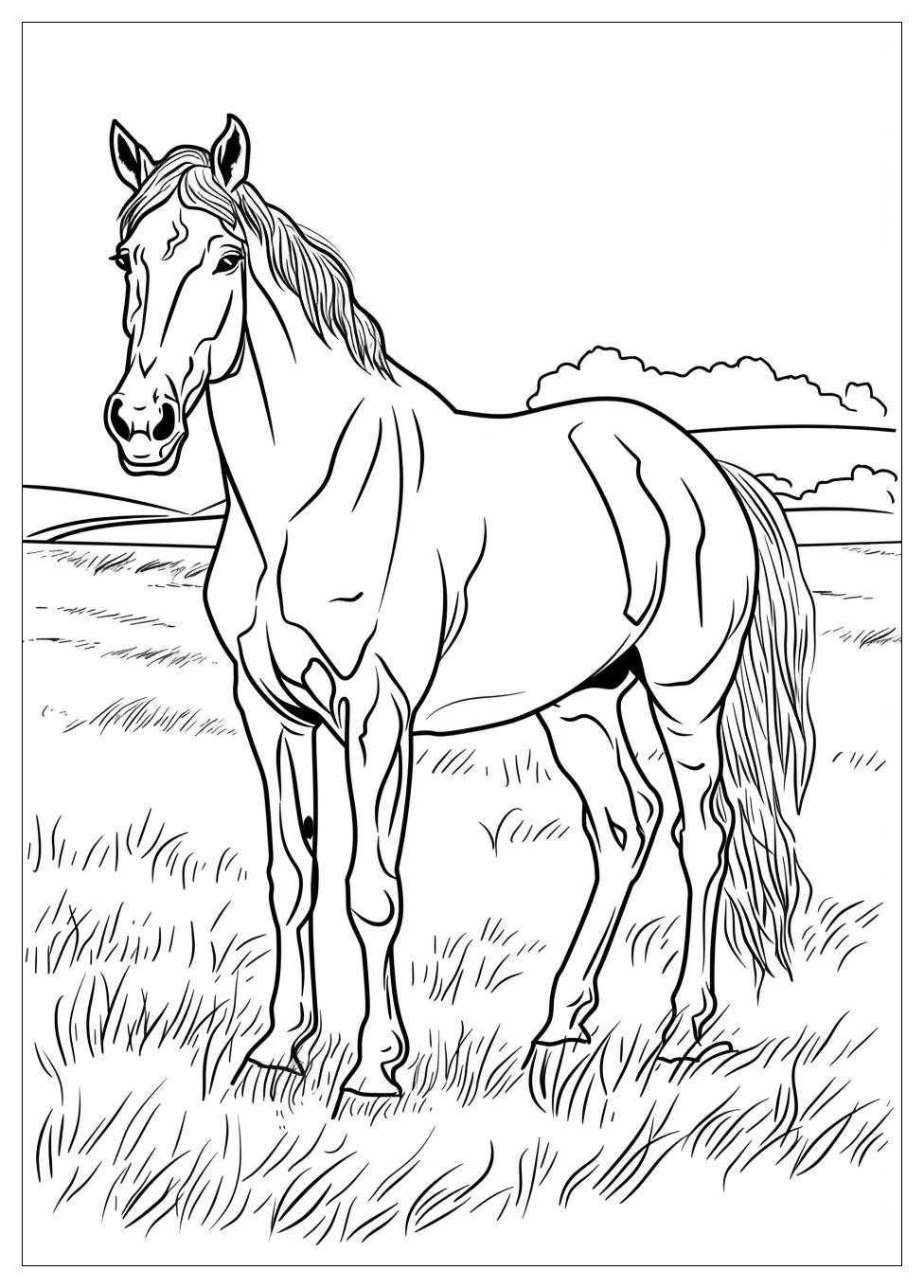 Horse Coloring Pages-16