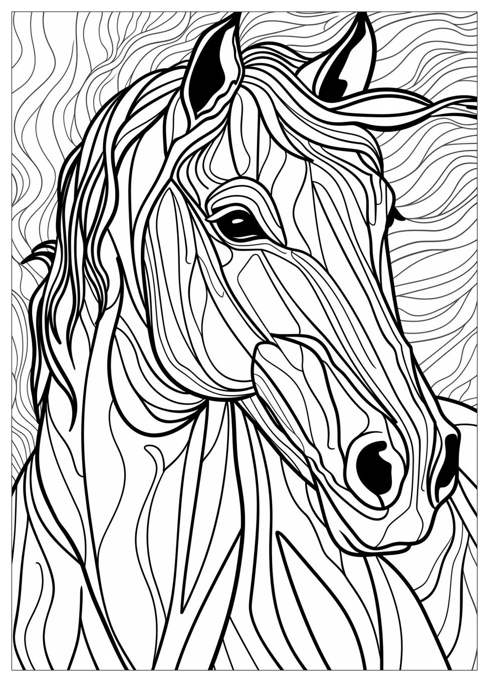 Horse Coloring Pages-18