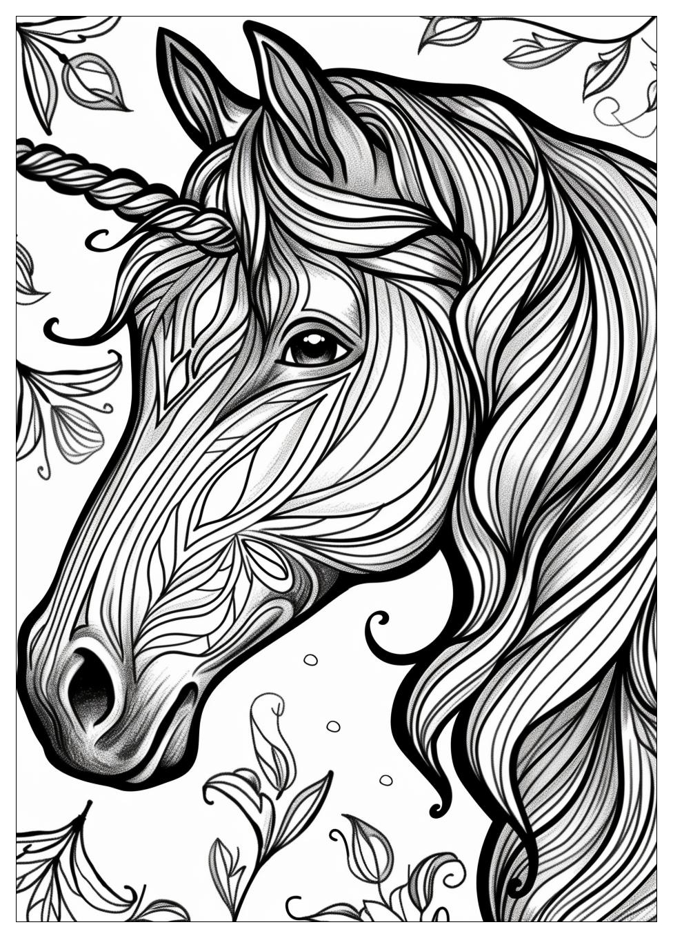 Horse Coloring Pages-19