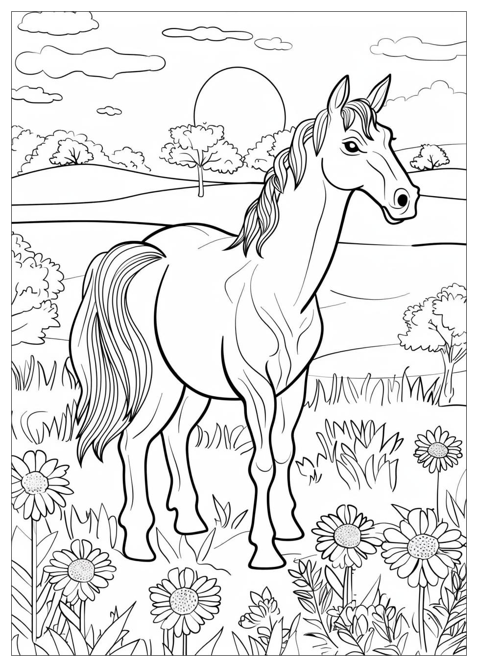 Horse Coloring Pages-2