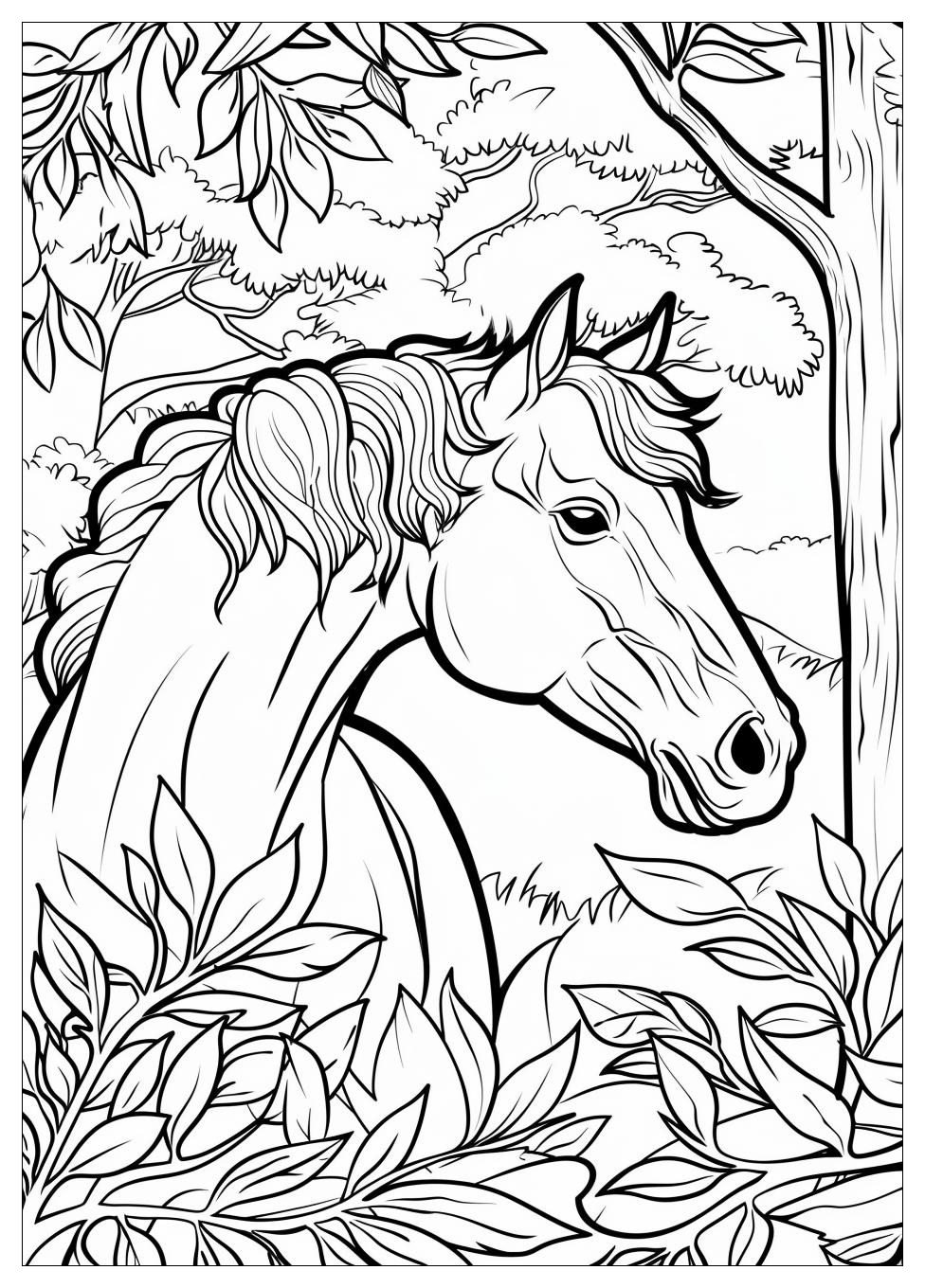 Horse Coloring Pages-3