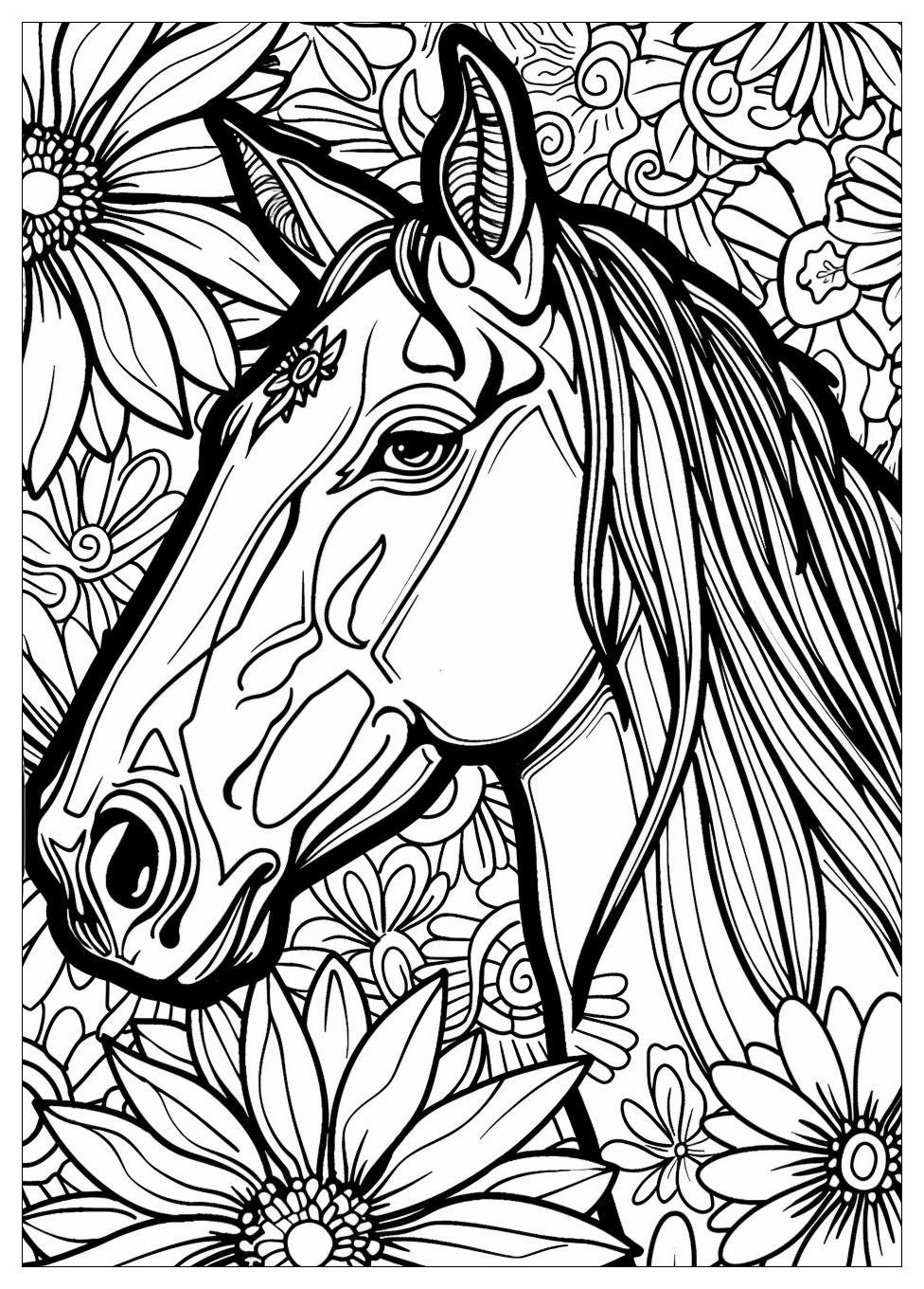 Horse Coloring Pages-5