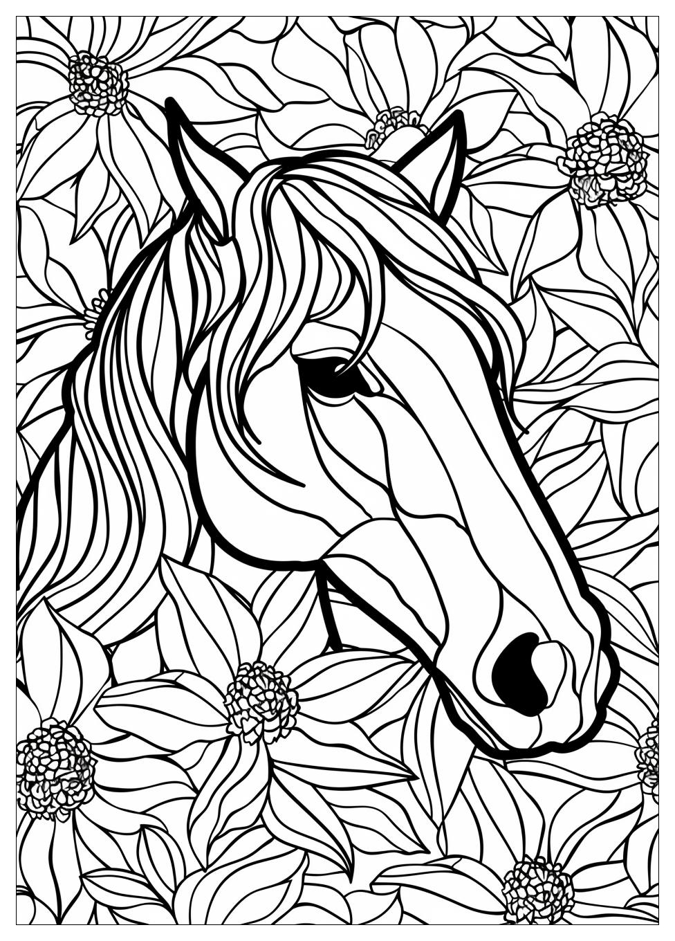 Horse Coloring Pages-6