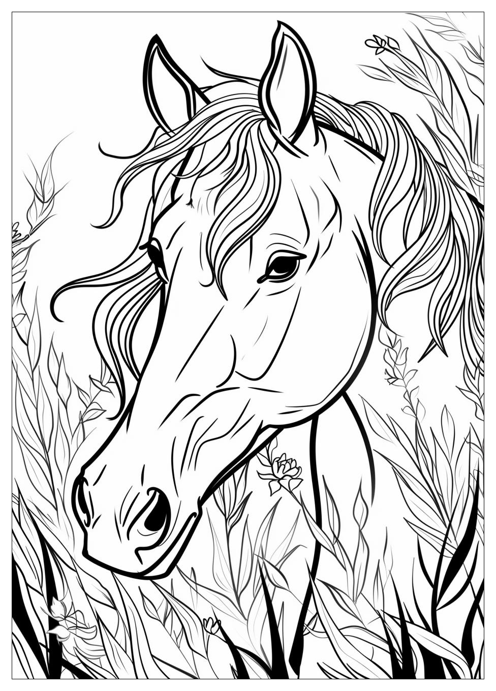 Horse Coloring Pages-7