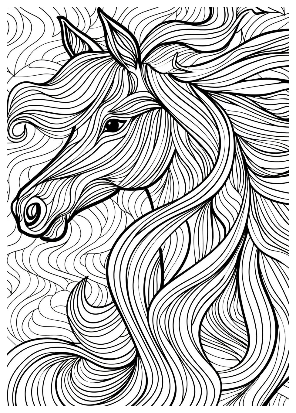 Horse Coloring Pages-8