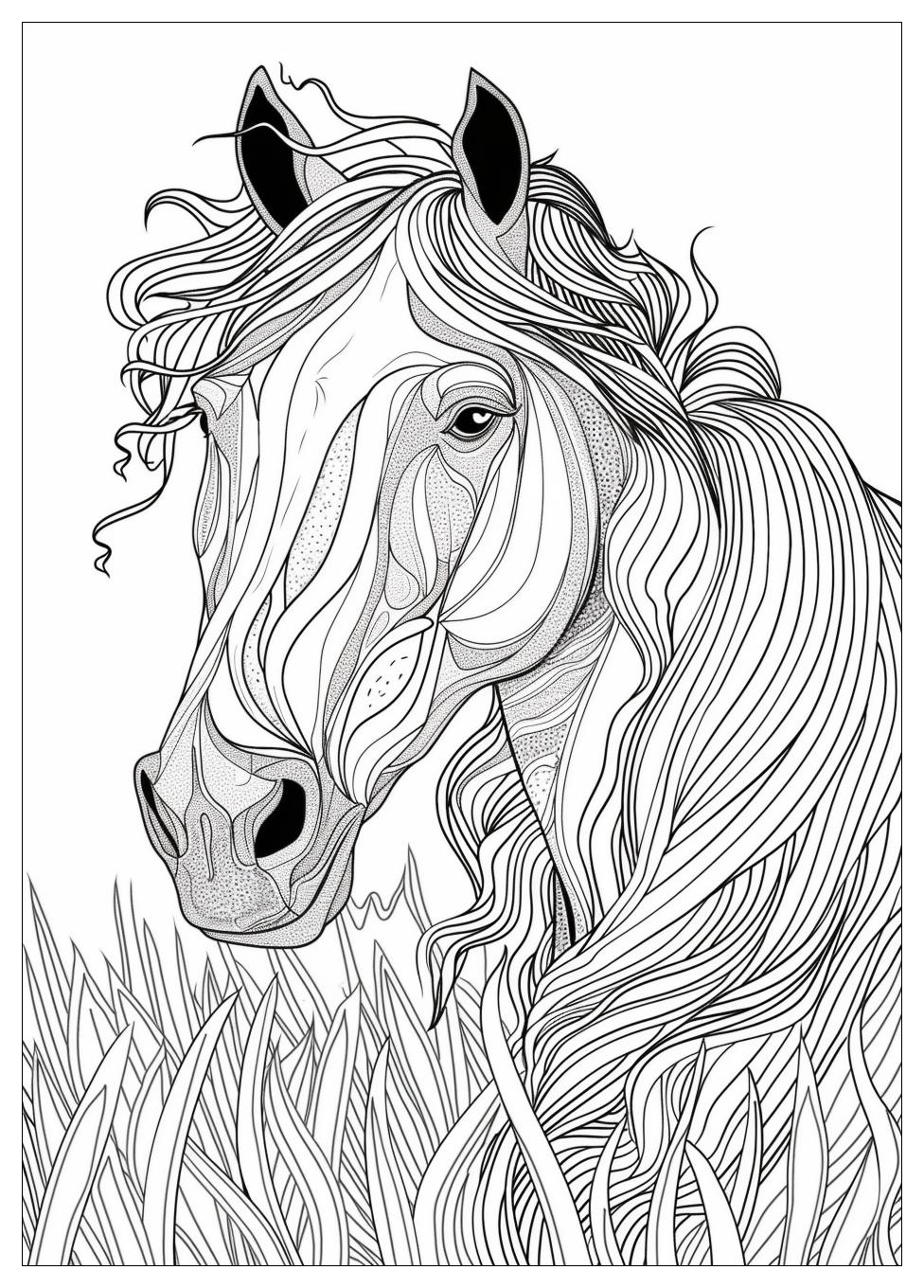 Horse Coloring Pages-9