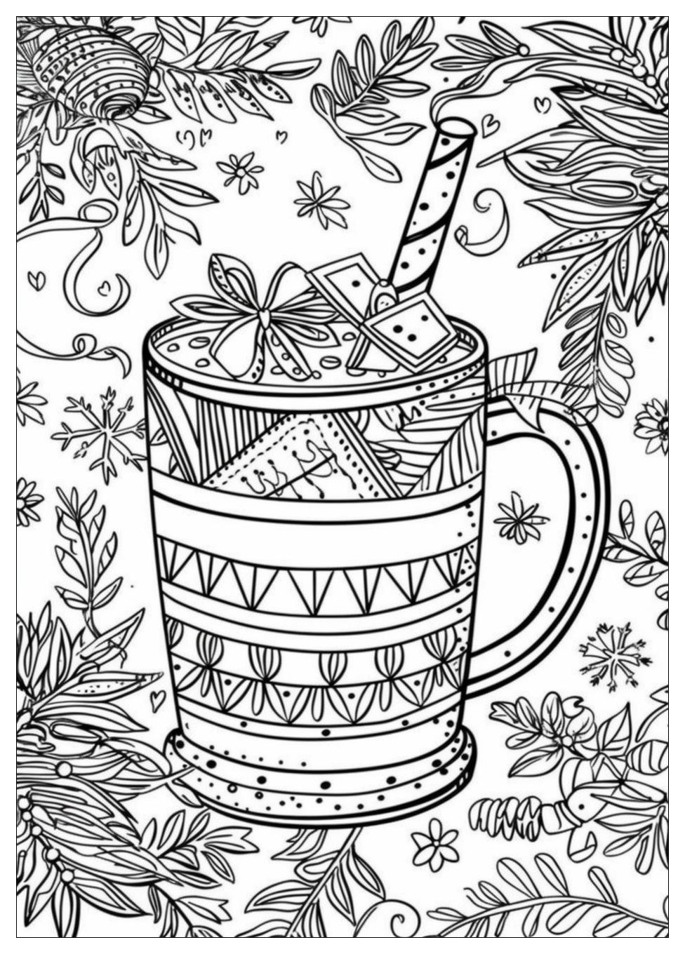 Hot Chocolate Coloring Pages-13