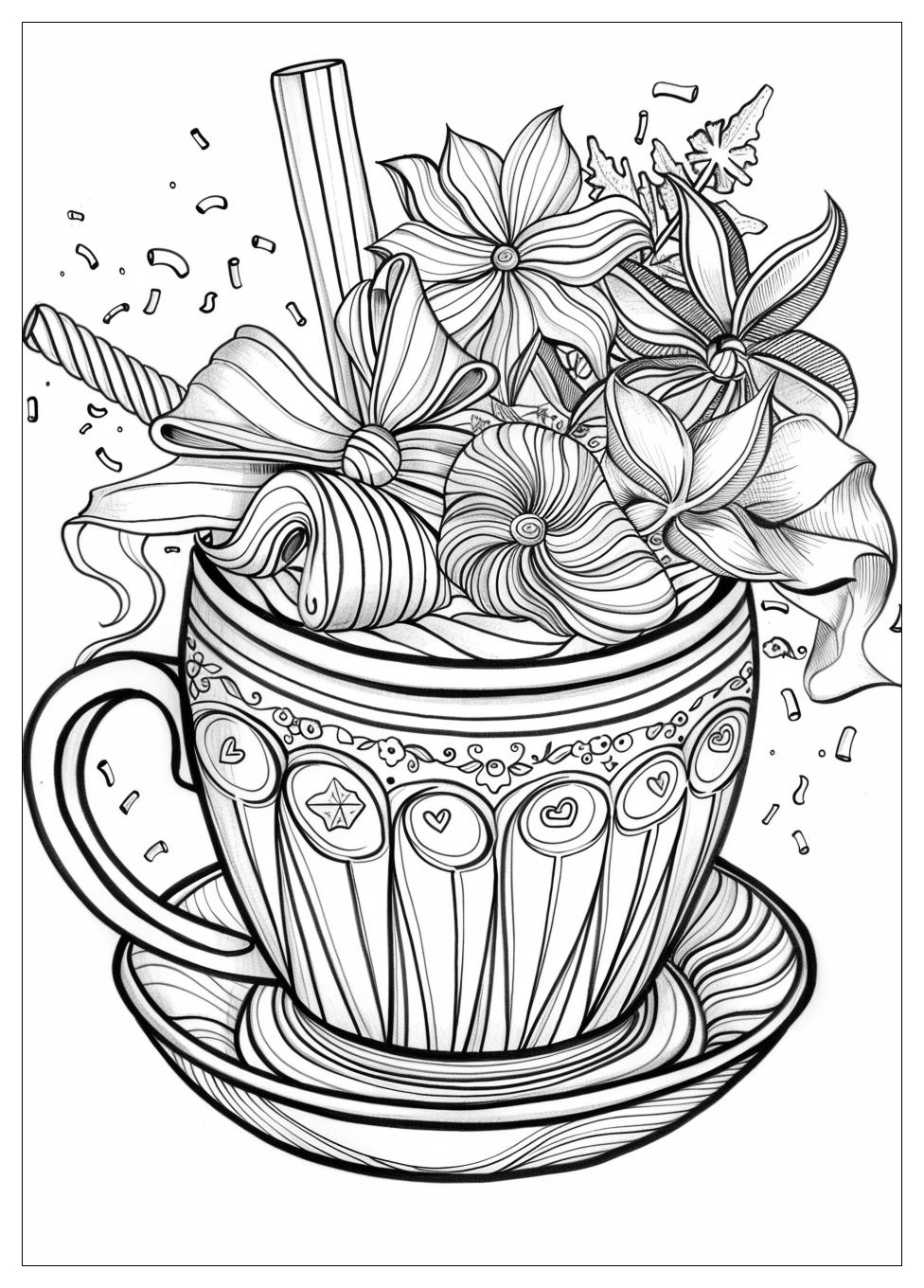 Hot Chocolate Coloring Pages-14