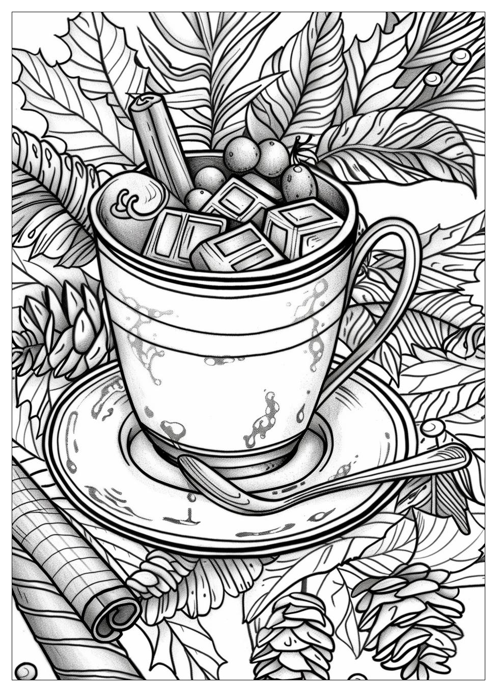 Hot Chocolate Coloring Pages-16