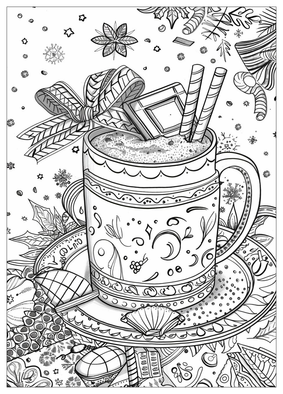 Hot Chocolate Coloring Pages-19