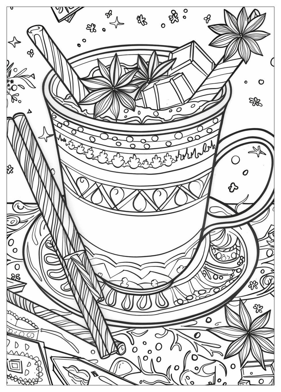 Hot Chocolate Coloring Pages-20