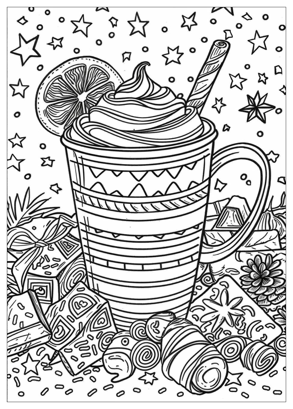 Hot Chocolate Coloring Pages-6