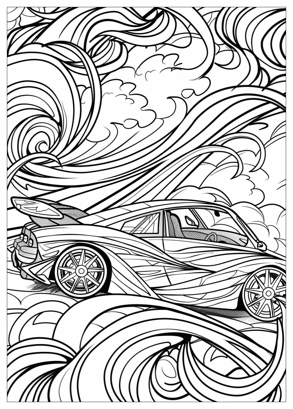 Hot Wheels Coloring Pages-12