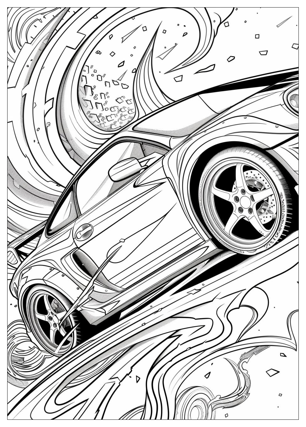 Hot Wheels Coloring Pages-7