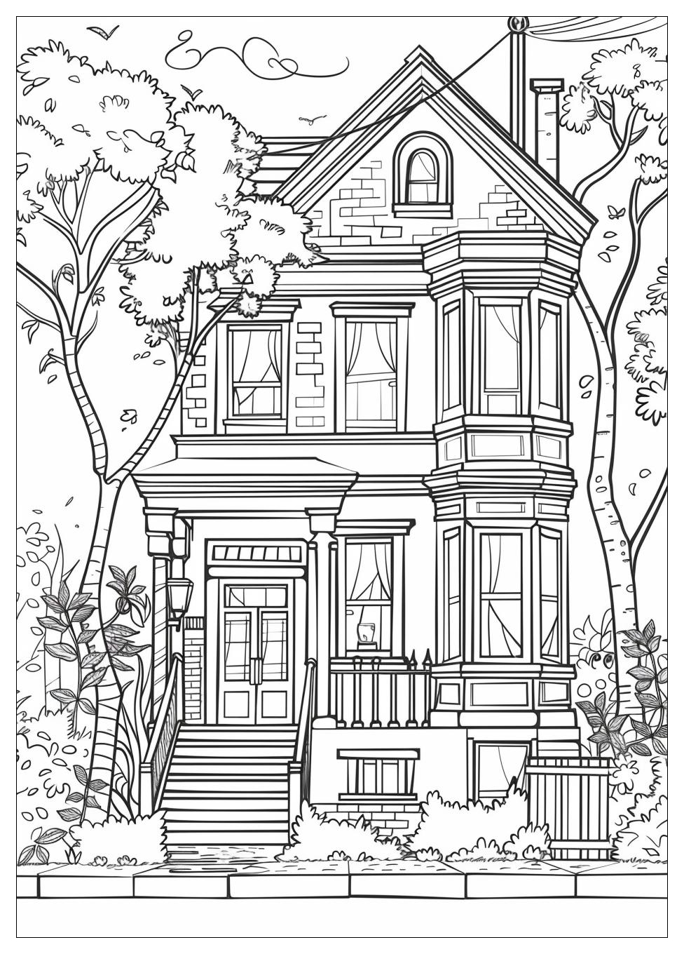 House Coloring Pages-20