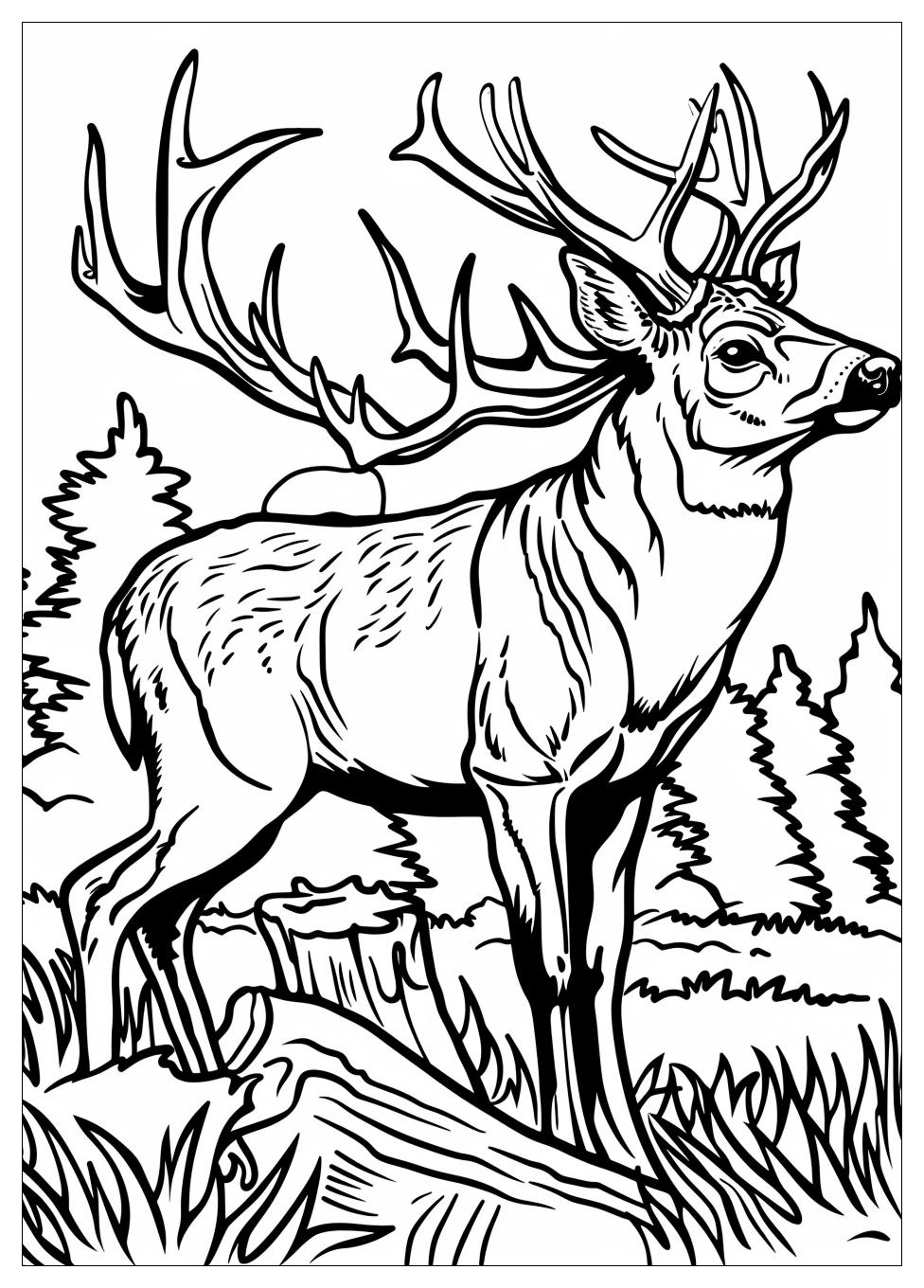 Hunting Coloring Pages-1