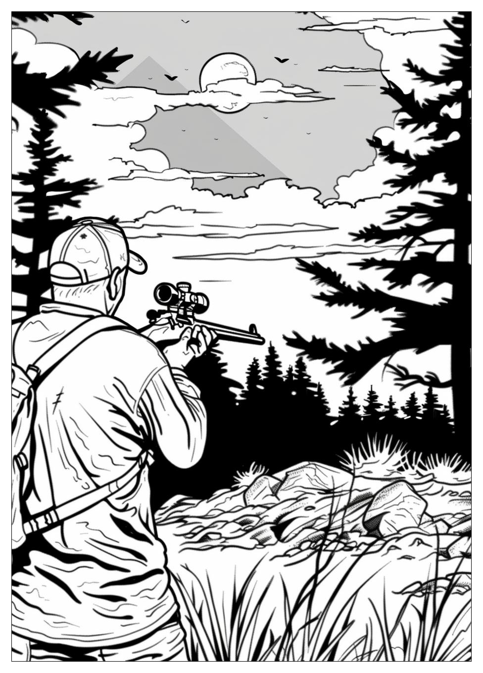 Hunting Coloring Pages-2