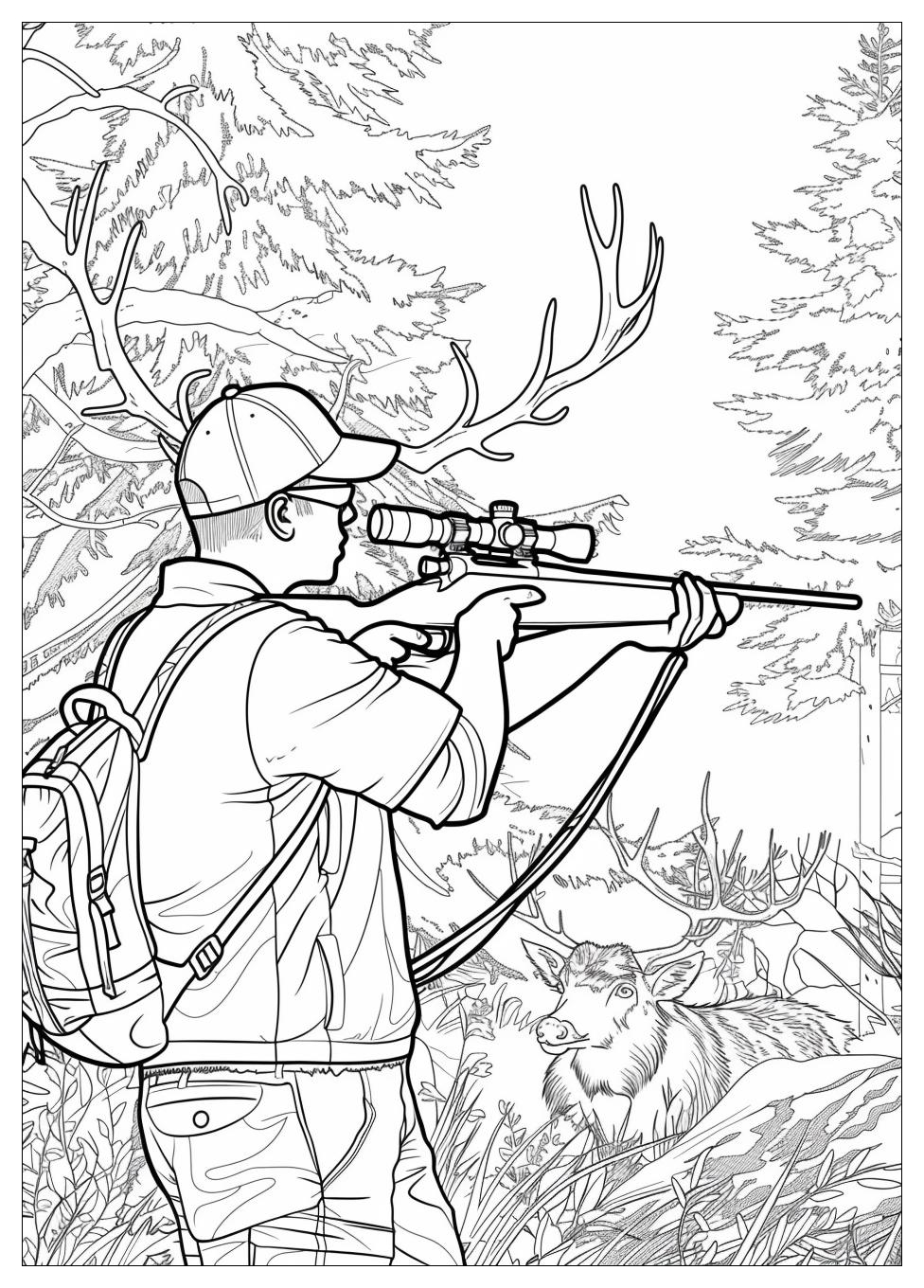 Hunting Coloring Pages-5